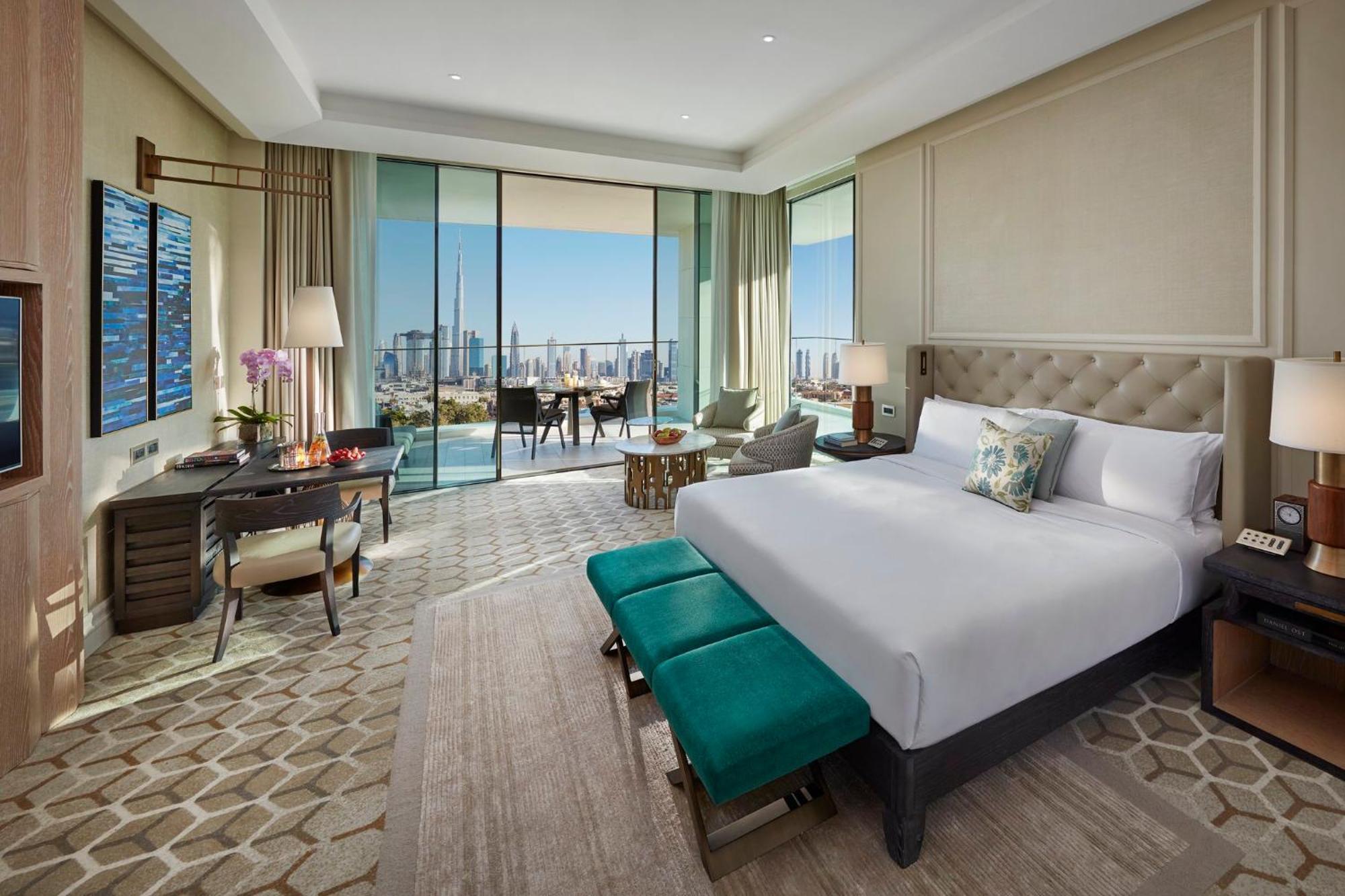 Mandarin Oriental Jumeira, Dubái Exterior foto A bedroom at the hotel
