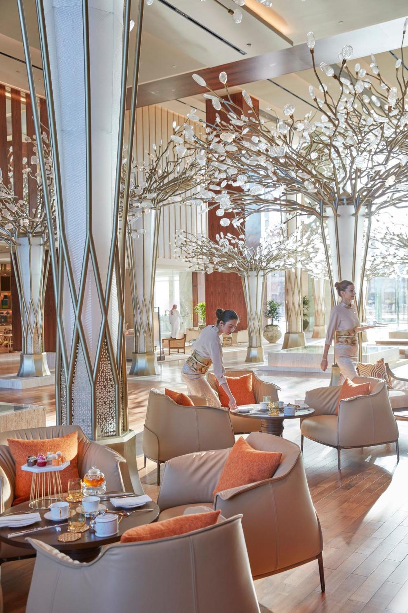 Mandarin Oriental Jumeira, Dubái Exterior foto The lobby of the hotel