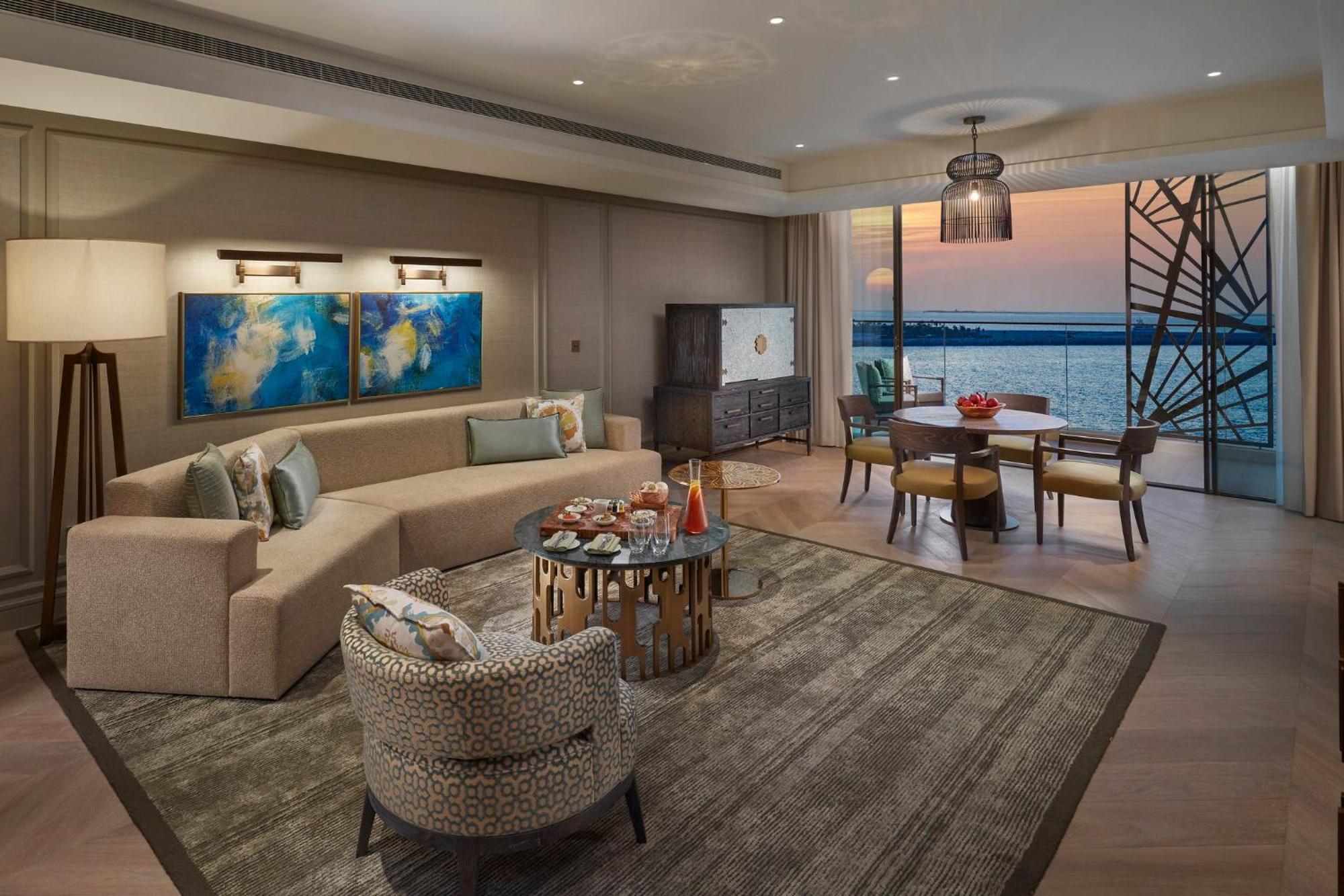 Mandarin Oriental Jumeira, Dubái Exterior foto A suite at the hotel