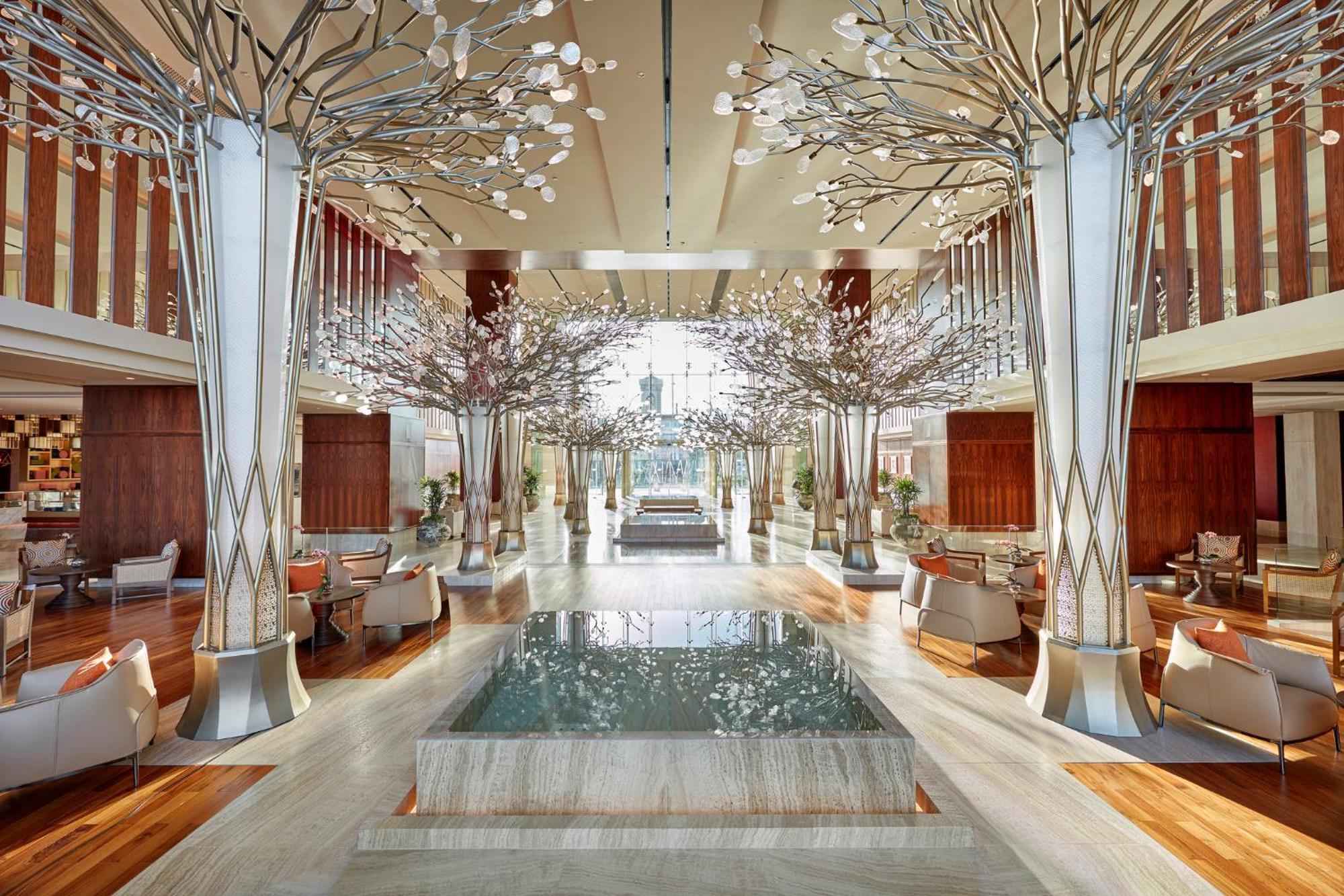 Mandarin Oriental Jumeira, Dubái Exterior foto The lobby of the hotel